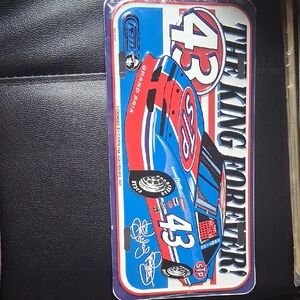 Nascar Red and Blue Racing Sign